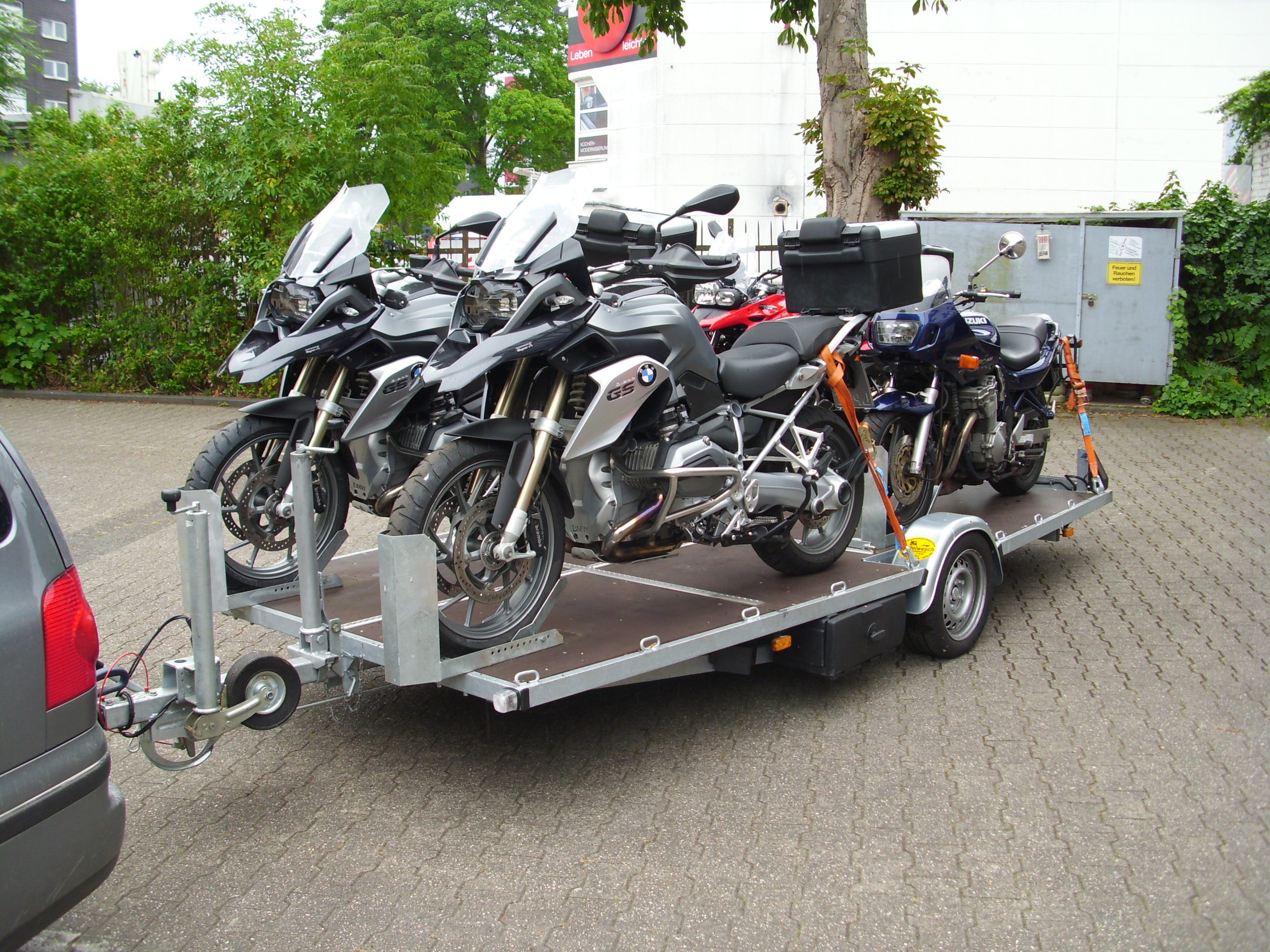 Motorrad Transportanhänger für bis zu 5 Maschinen – 2
