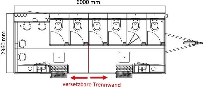 Toilettenwagen / First Claas / Bundesweit – 2