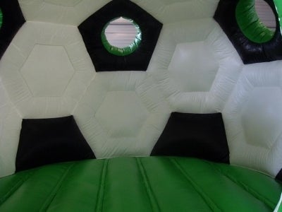 Hüpfburg Fußball mieten - Hüpfburg in Fußballform, ca. 5 m rund – 3