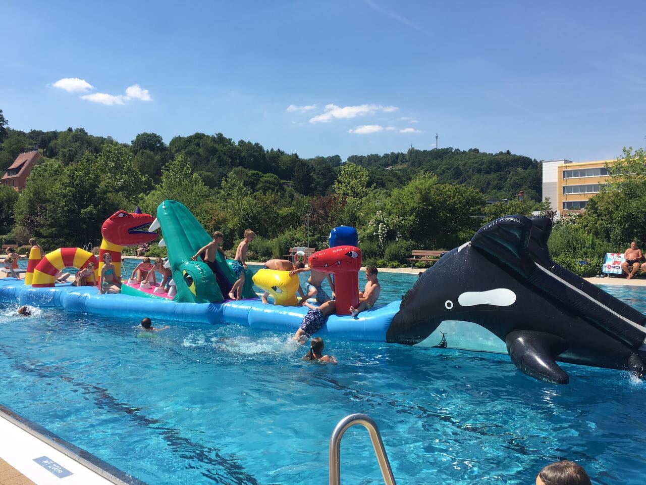 Wasserhindernis Parcours "Seamonster"