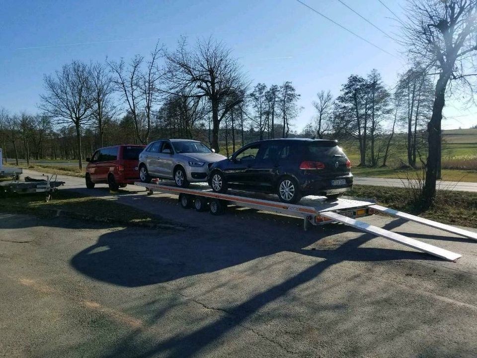 8.5m XXL Fahrzeugtransporter Anhänger mieten in Neudrossenfeld – 4