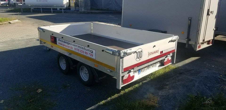 HOCHLADER Anhänger Kastenanhänger 750 kg mieten in Neudrossenfeld – 3