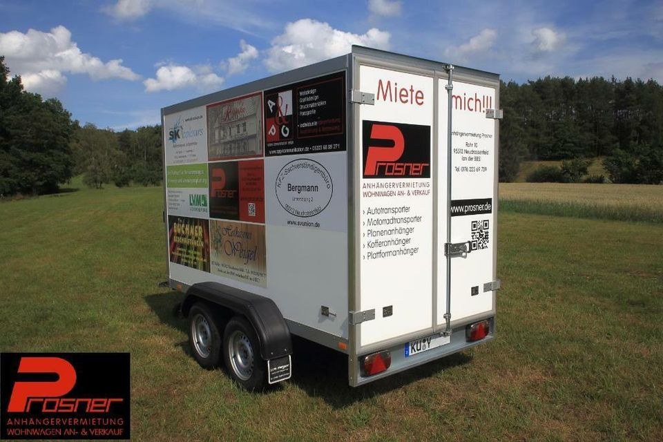 Großer Kofferanhänger Anhänger 2000 kg Umzug mieten in Neudrossenfeld – 3