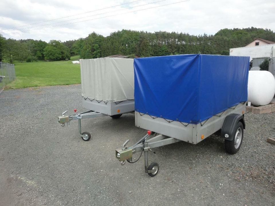750 kg Planenanhänger blau Anhänger mieten in Neudrossenfeld – 2