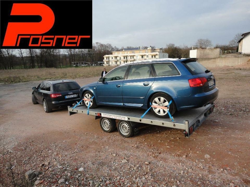 Autotransporter Autoanhänger mieten bei Anhängervermietung Prosner