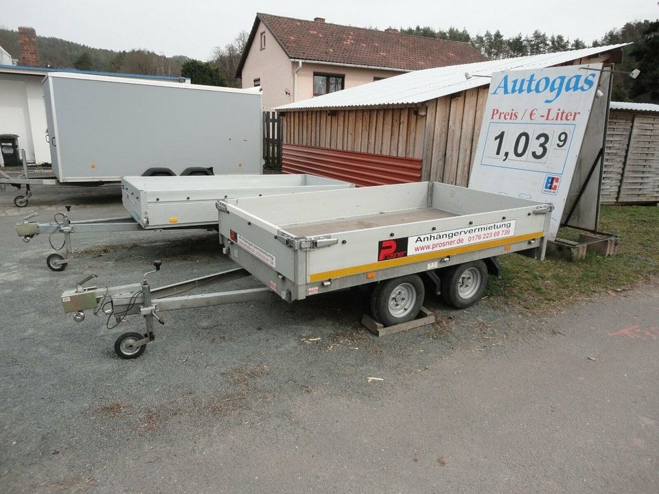 HOCHLADER Anhänger Kastenanhänger 750 kg mieten in Neudrossenfeld