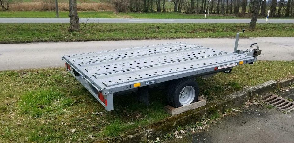 Platformanhänger Hochlader 2.5m mieten bei Anhängervermietung Prosner – 4