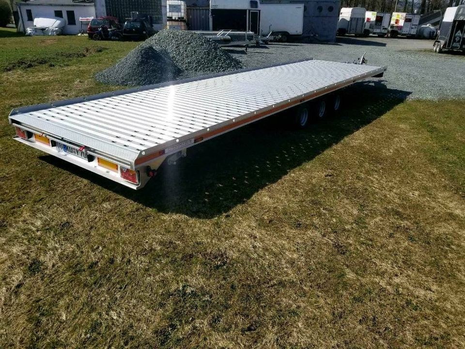 XXL Universaltransporter 8.5m Plattformanhänger mieten – 4