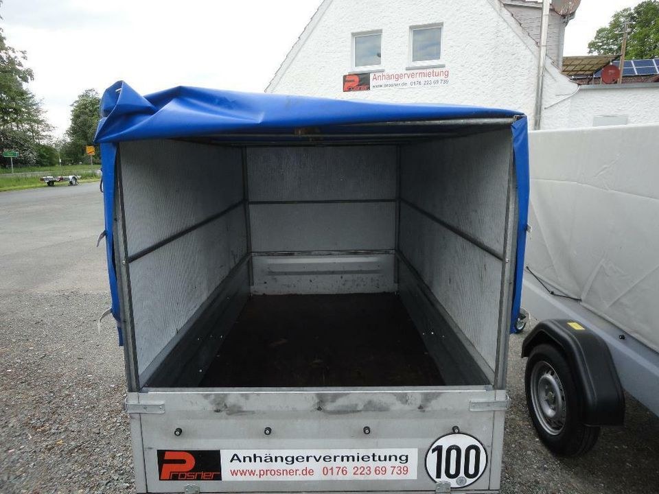 750 kg Planenanhänger blau Anhänger mieten in Neudrossenfeld – 4
