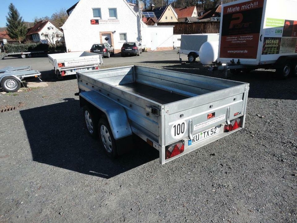 Offener Kastenanhänger 750 KG Quad Rasentraktor mieten – 4