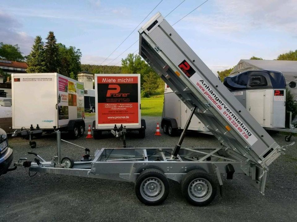 Kippanhänger Kipper klein 2700 kg mieten in Neudrossenfeld