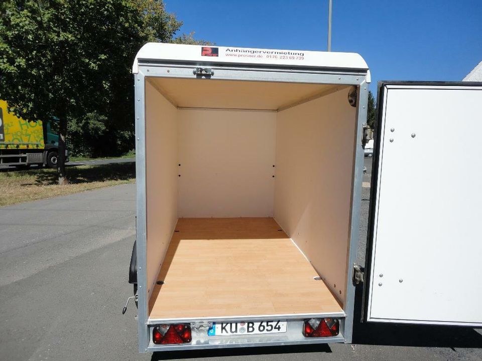 Kofferanhänger klein 1000 kg mieten bei Anhängervermietung Prosner – 4
