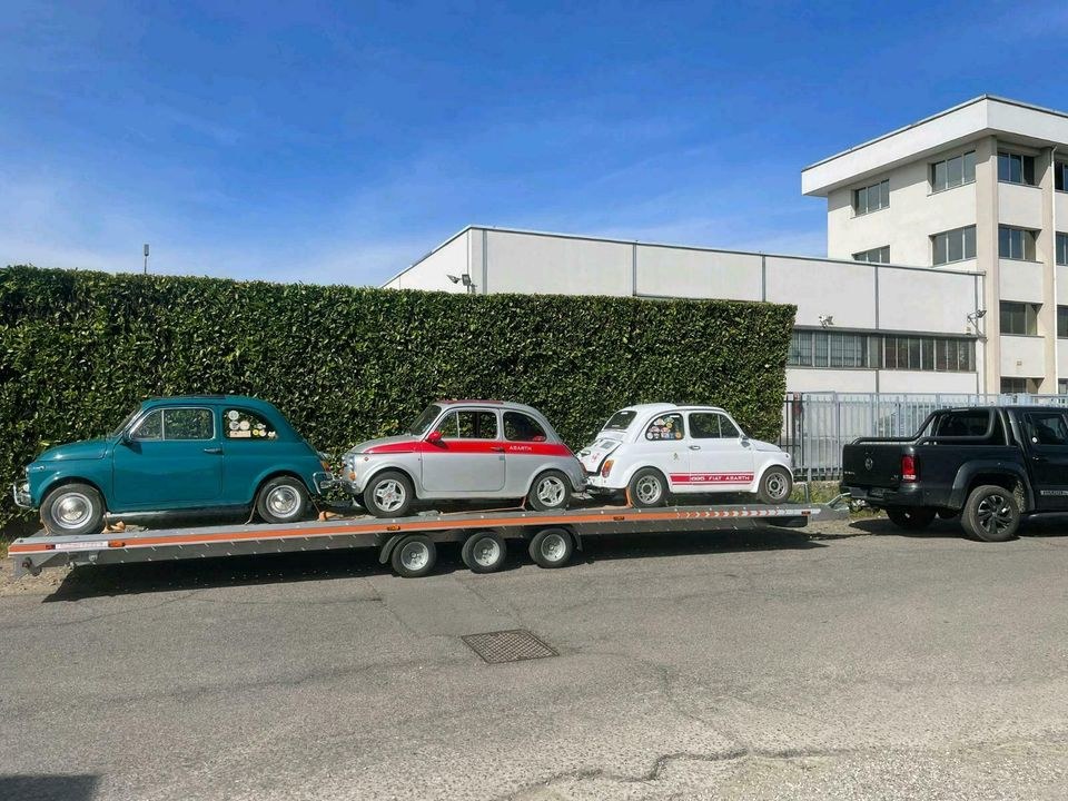 8.5m XXL Fahrzeugtransporter Anhänger mieten in Neudrossenfeld