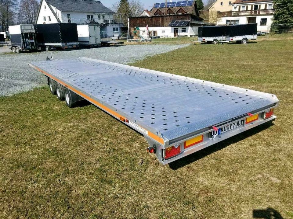XXL Universaltransporter 8.5m Plattformanhänger mieten – 2