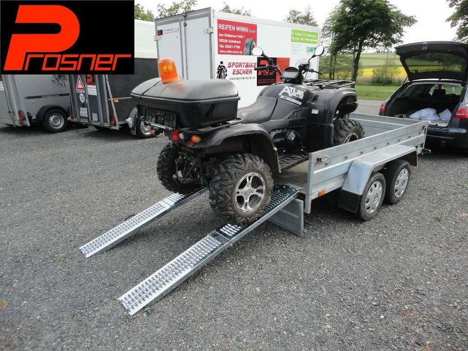 Offener Kastenanhänger 750 KG Quad Rasentraktor mieten – 2