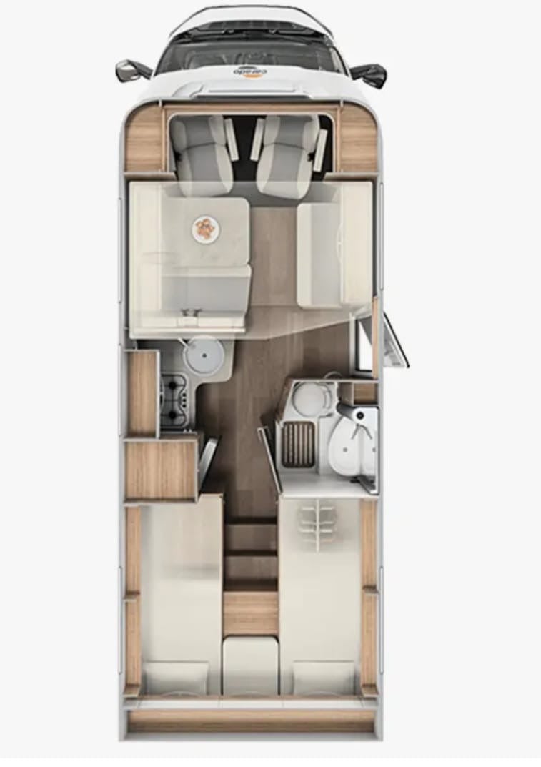 Carado T448,  teilintegriert ,Modell 2024 – 2