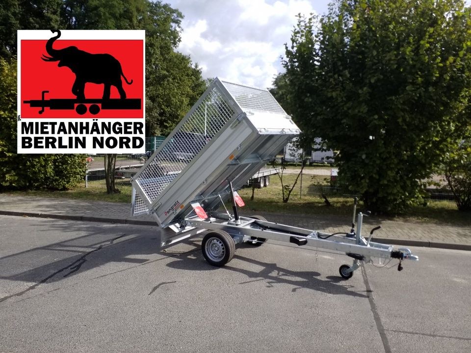 RÜCKWÄRTSKIPPER KIPPER N Anhänger KIPPANHÄNGER mieten in Hennigsdorf