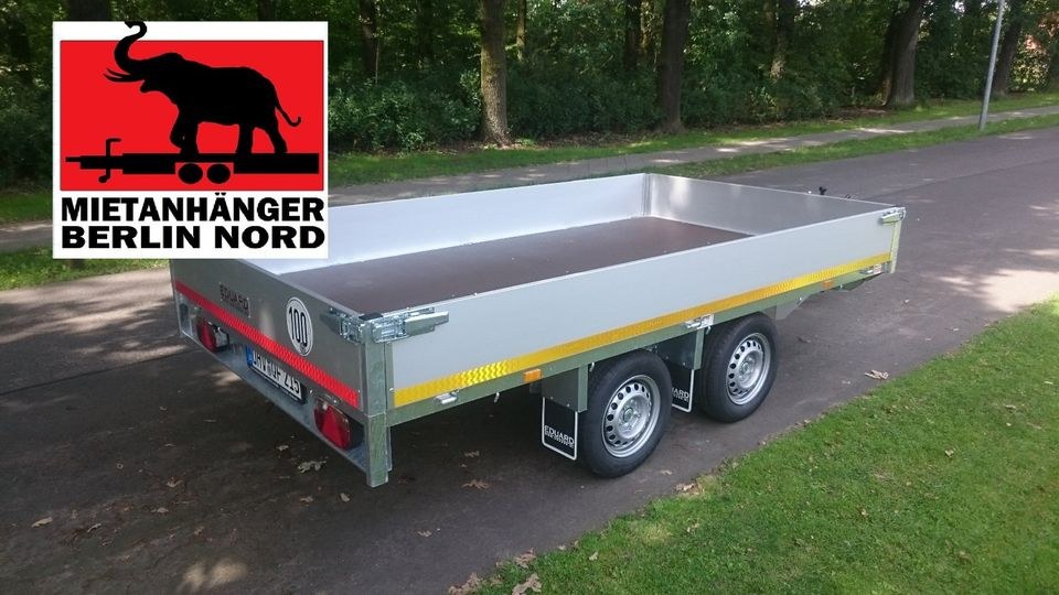 Pritschenanhänger 1,5t NL Anhänger Pkw mieten in Hennigsdorf