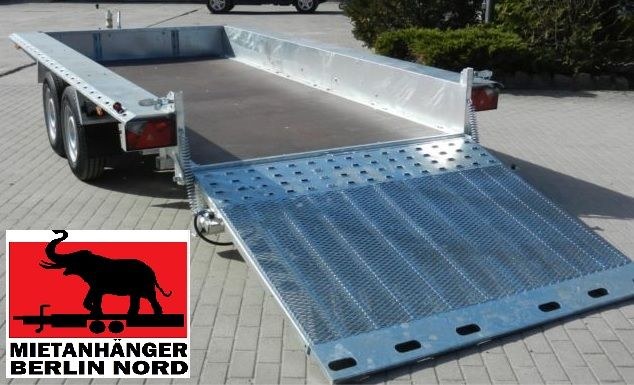 Baggeranhänger Baumaschinenanhänger Anhänger mieten in Hennigsdorf