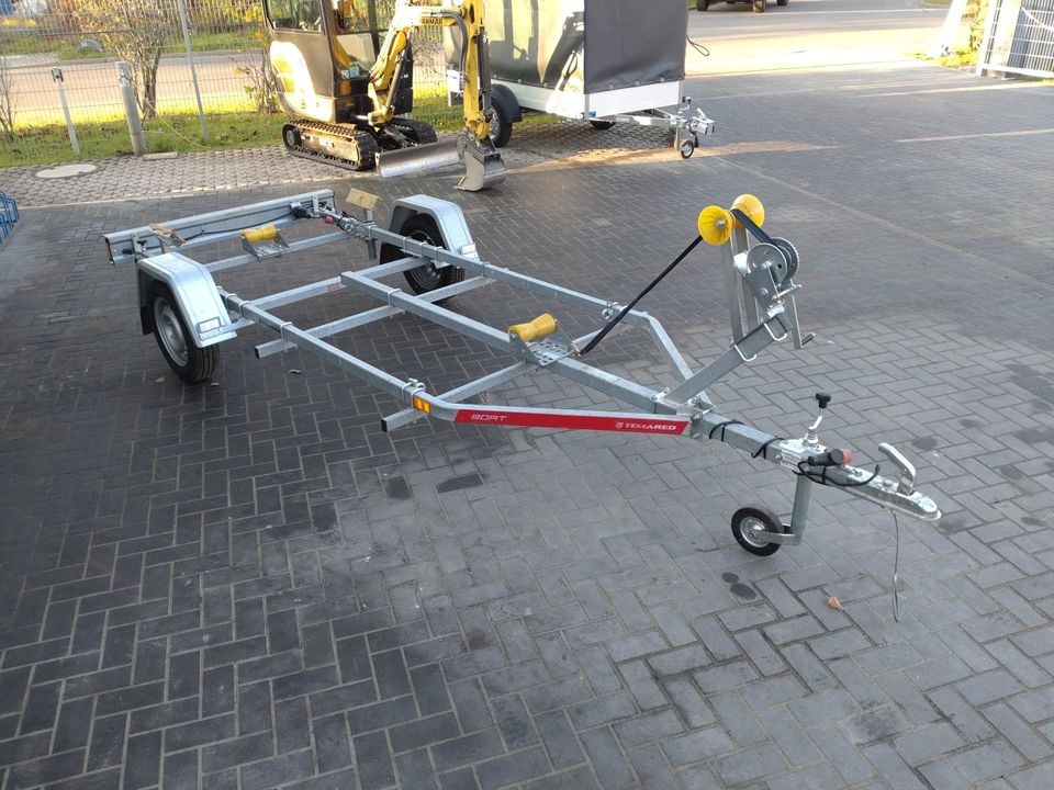 Bootstrailer 750kg Anhänger 570kg NL 5,50m mieten in Hennigsdorf – 3