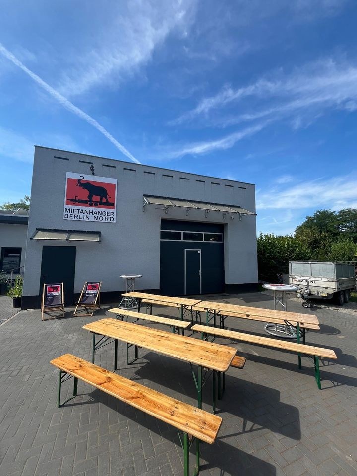 Bierzeltgarnitur Bierbänke zum WE Tarif mieten in Hennigsdorf
