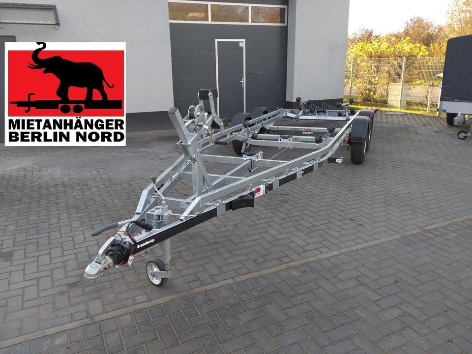Bootstrailer 2,5 t GG Bootanhänger Anhänger mieten in Hennigsdorf