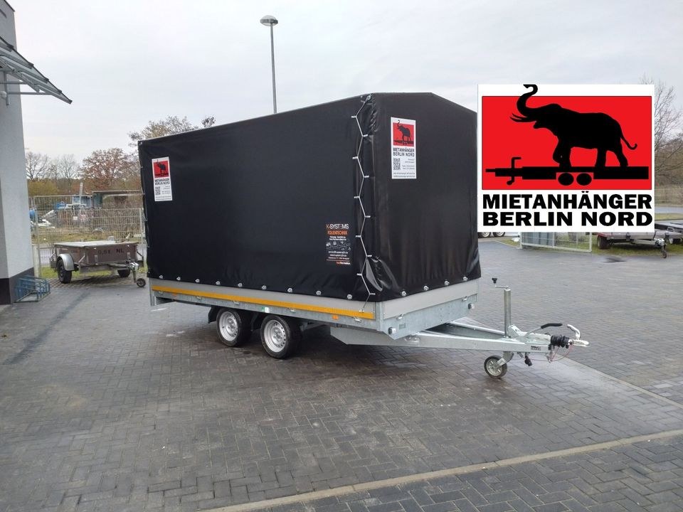 PkW Umzug Anhänger 4m 2,0t mieten in Hennigsdorf – fair & flexibel
