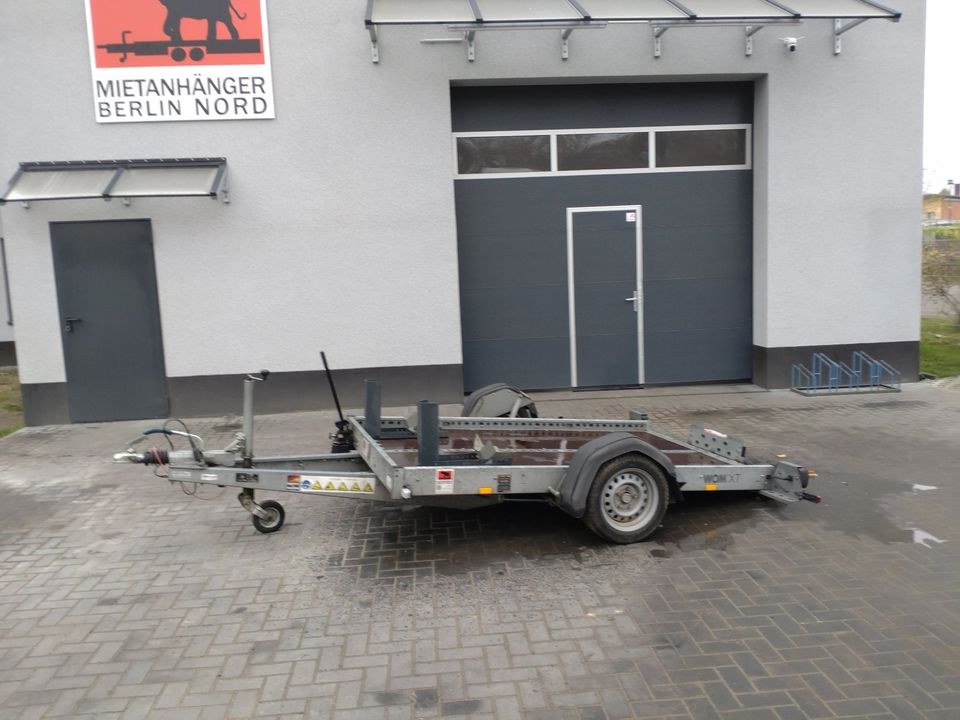 2er Motorradanhänger gebremst absenkbar Anhänger mieten in Hennigsdorf – 3