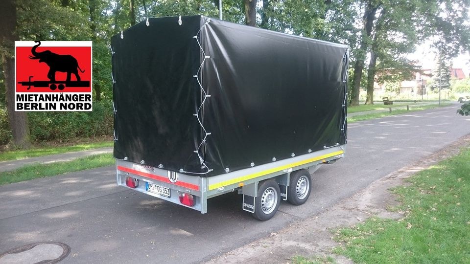 Planenanhänger Pkw Anhänger mieten in Hennigsdorf
