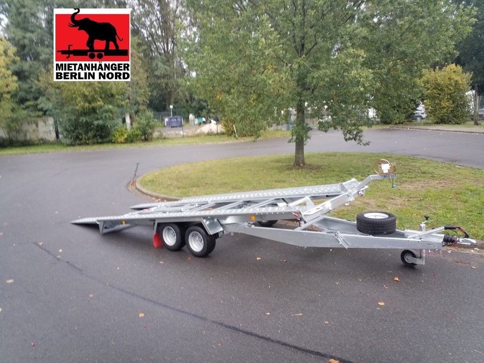 Autotrailer Trailer Autoanhänger PKW Anhänger mieten in Hennigsdorf