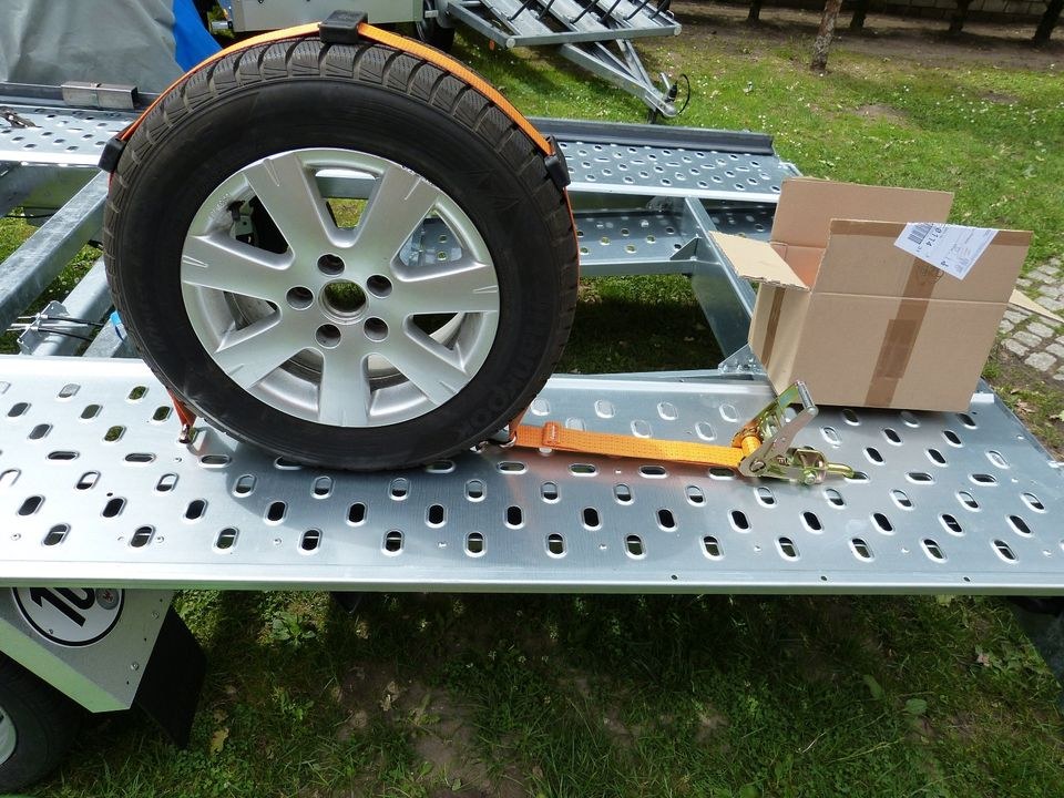 Autotrailer Autoanhänger Trailer 1,2t Pkw mieten in Hennigsdorf – 4