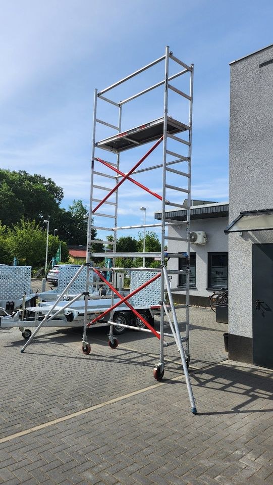 Rollgerüst Fahrgerüst Rollrüstung Gerüst 6,30m mieten in Hennigsdorf – 3