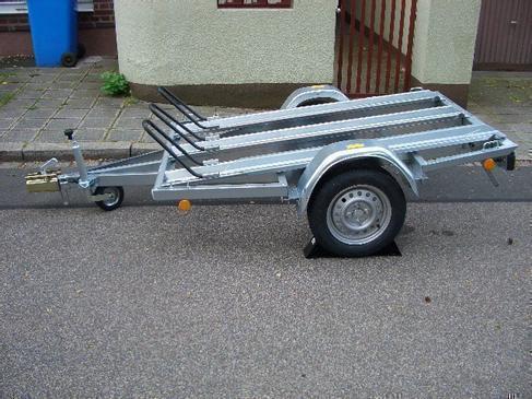 Anhänger, Motorradanhänger 750kg Motorrad – 4