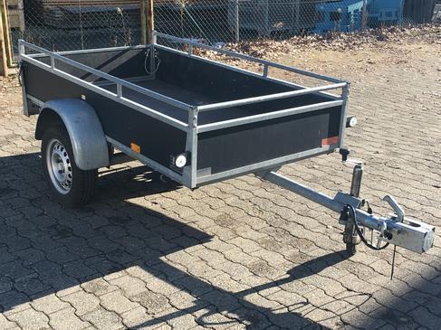 Anhänger holz Kasten 600 Kg mit umlaufender Befestigungsmöglichkeit – 2