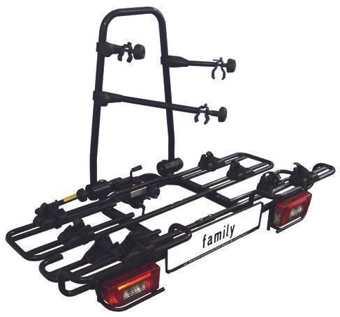 Fahrradträger für 4 Fahrräder für Anhängerkupplung multi-cargo2 family / Heckträger / Fahrradheckträger – 4