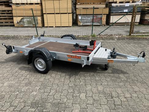 Anhänger Motorrad absenkbar mit vielen Zurrmöglichkeiten (auch für Quad) – 2
