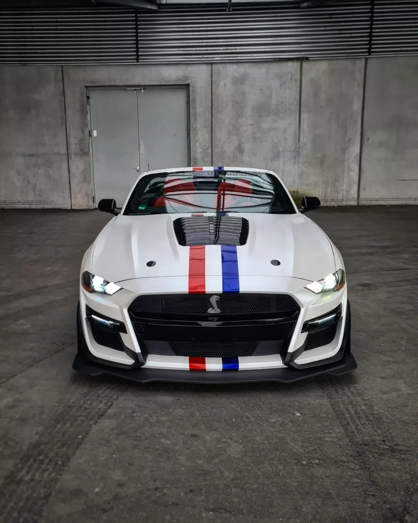 Ford Mustang GT Cabrio 5.0L V8 Shelby GT500 Body Kit Perlweiß Metallic – 2