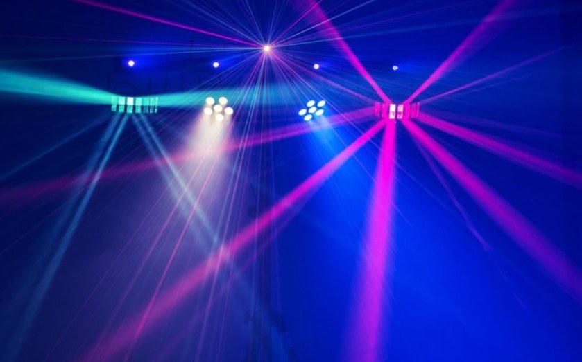 Laserbar Partylampe Led Beleuchtung inkl Stativ mieten in Taucha