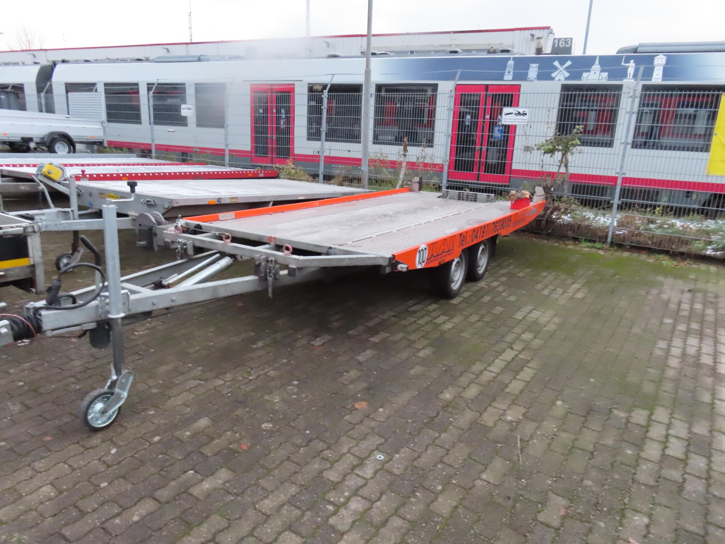 Auto Trailer kippbar 3000 KG PKW Trailer Autotransporter Anhänger Mieten PKW Anhänger Autotransport Kofferanhänger Motorrad Anhänger Trailer Planen Anhänger – 2