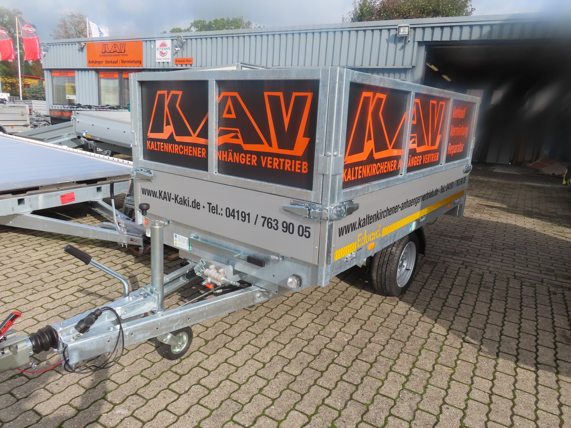 Anhänger mit Aufsatz 750 KG. PKW Anhänger mieten – 4