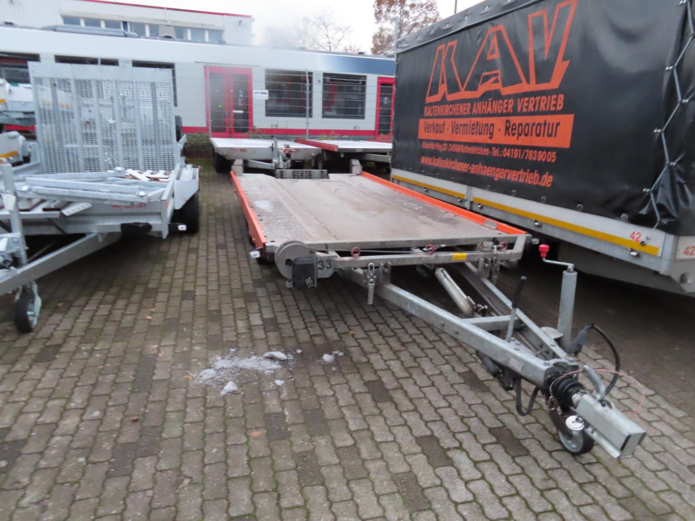 Auto Trailer kippbar 3000 KG PKW Trailer Autotransporter Anhänger Mieten PKW Anhänger Autotransport Kofferanhänger Motorrad Anhänger Trailer Planen Anhänger – 4