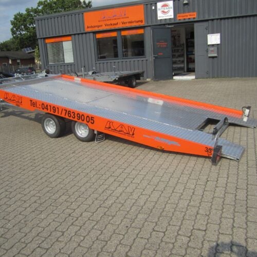 Auto Trailer Kippbar Mieten 3,5 t mit Winde. PKW Anhänger – 2