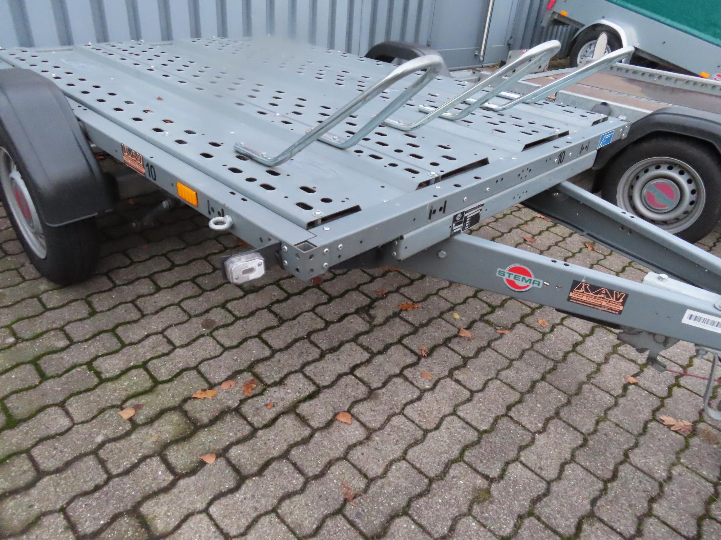 Motorrad Anhänger 750 KG für1-2 Motorräder Anhänger Mieten PKW Anhänger Autotransport Kofferanhänger Motorrad Anhänger Trailer Planen Anhänger – 3