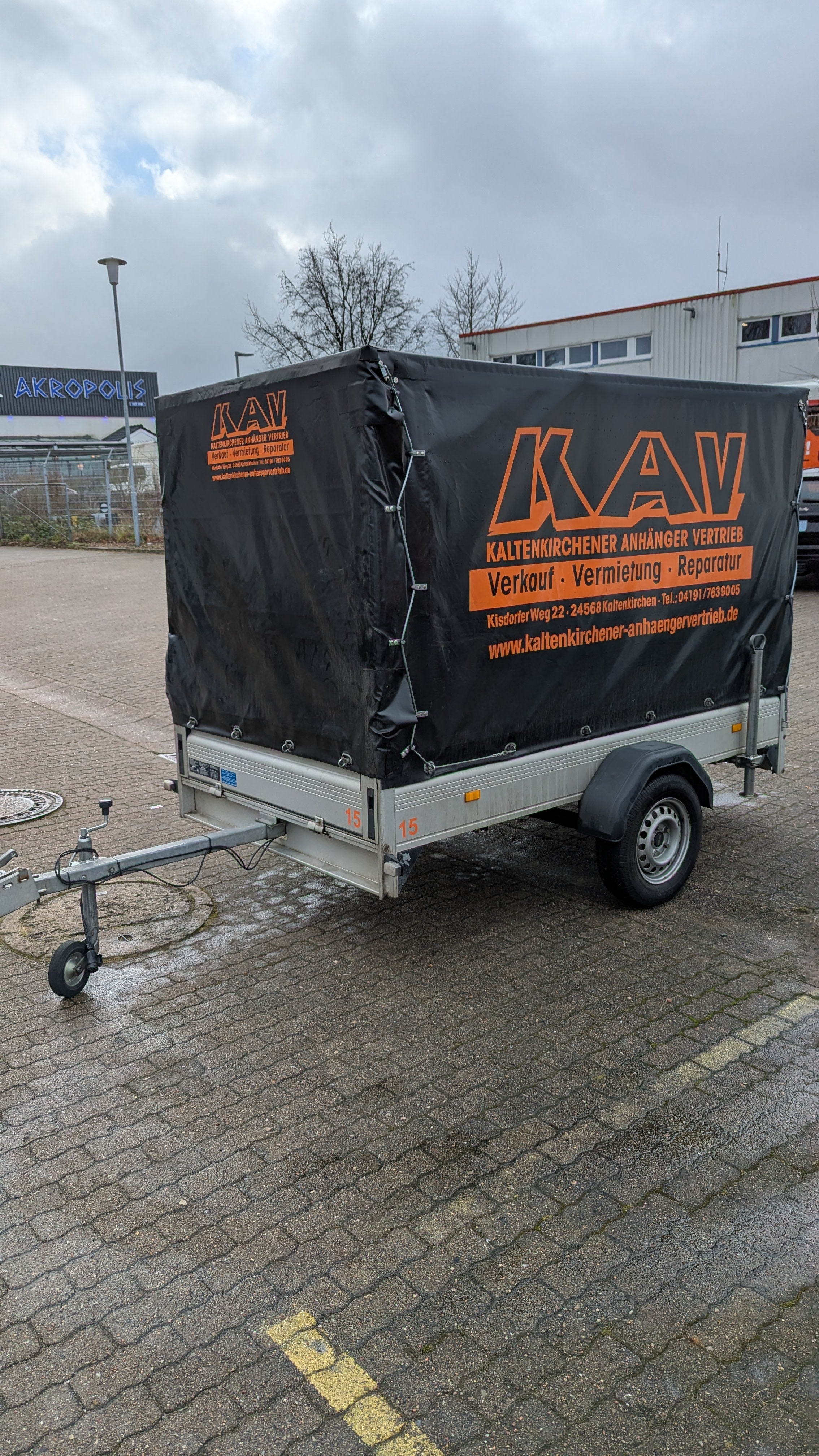 Planen Anhänger 4x2 m Mit Schiebeplanen 2600 KG. PKW Anhänger – 3