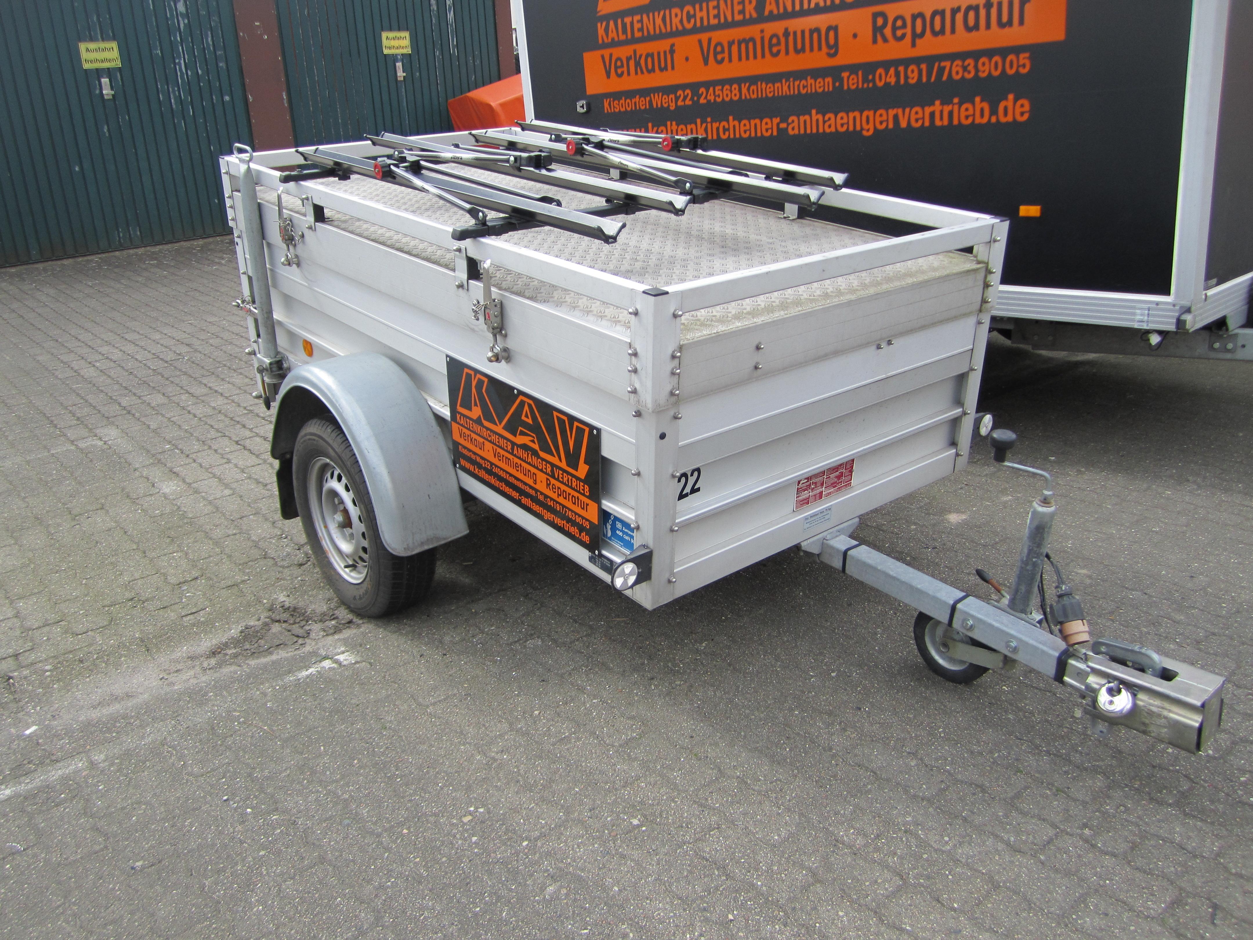 Deckel Anhänger mit Fahrradträgern Urlaubsanhänger Anhänger Mieten PKW Anhänger Autotransport Kofferanhänger Motorrad Anhänger Trailer Planen Anhänger Kipper – 2