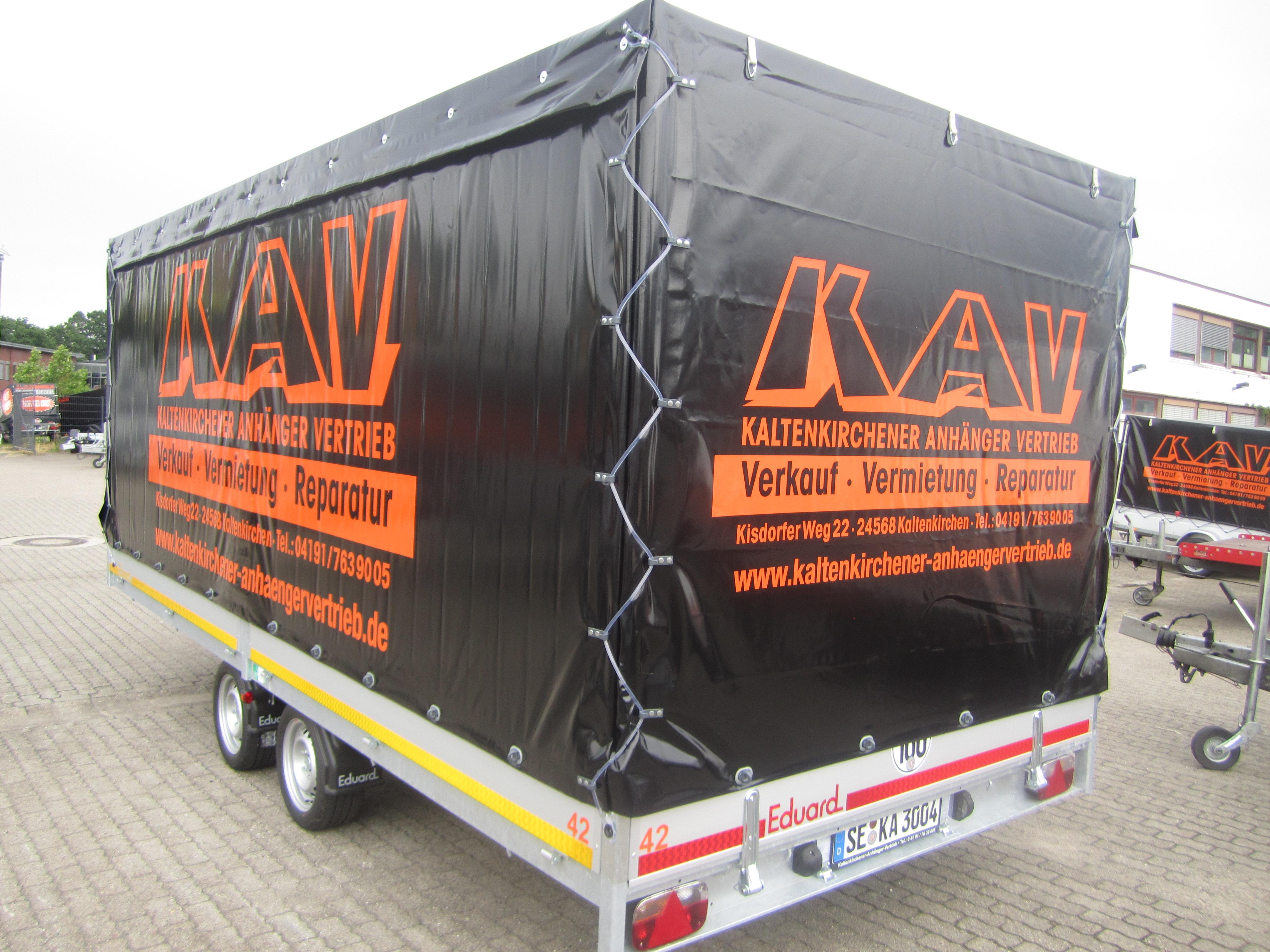 Planen Anhänger 5 m mit Schiebeplanen Anhänger Mieten PKW Anhänger Autotransport Kofferanhänger Motorrad Anhänger Trailer Planen Anhänger Kipper
