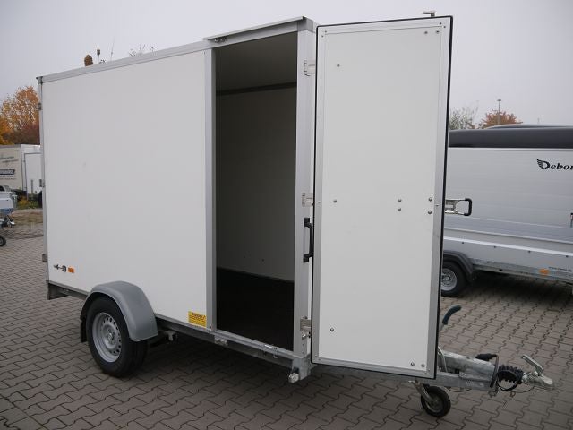 gebremster einachser Tieflader Kofferanhänger 3,00x1,50x1,90m - gebremst 1500 kg – 2