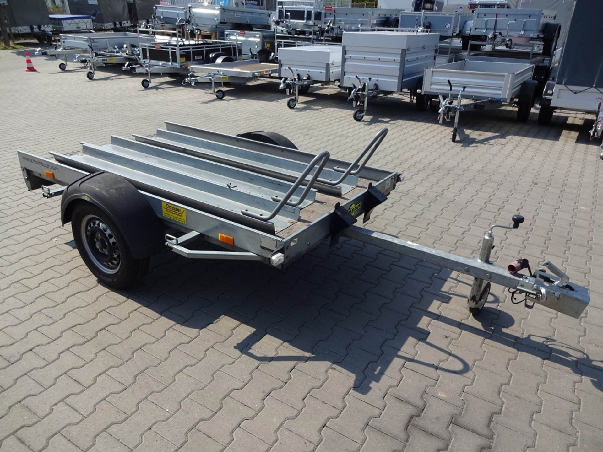 ungbremster Tieflader Motorradtransporter bis zu 2 Motorräder - 750 kg Anhänger – 2