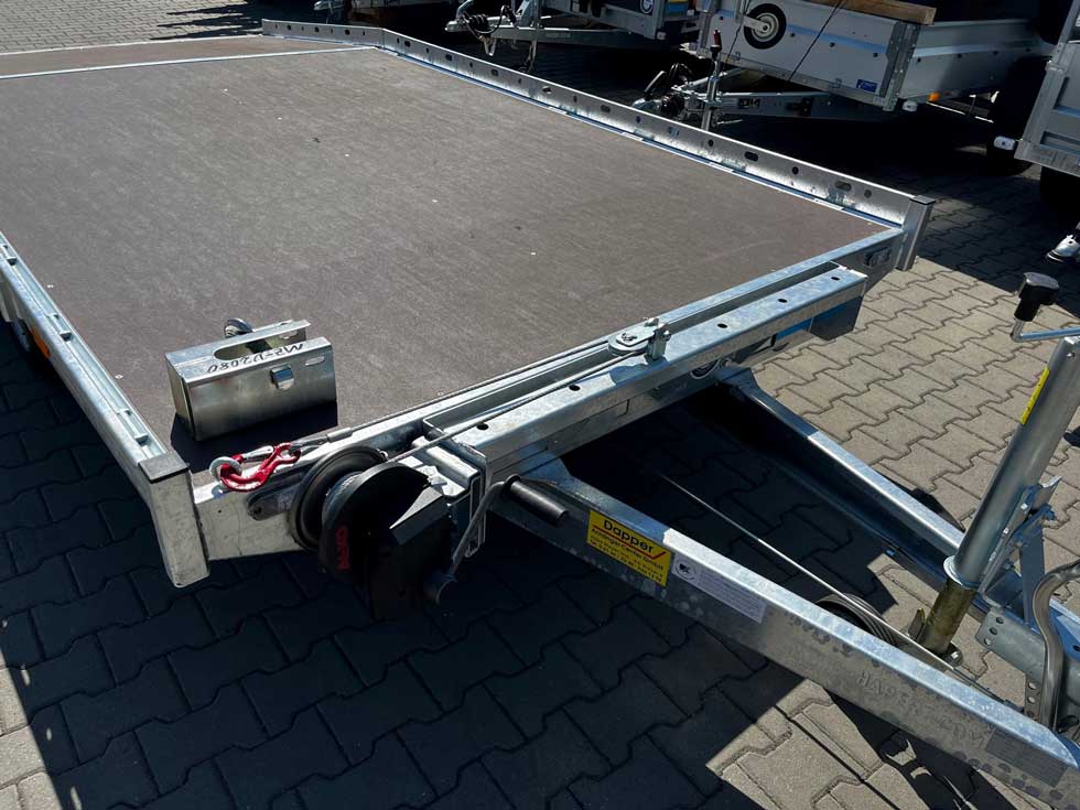 gebremster Hochlader Autotransporter 4,00x2,00m- 3000kg Anhänger – 2