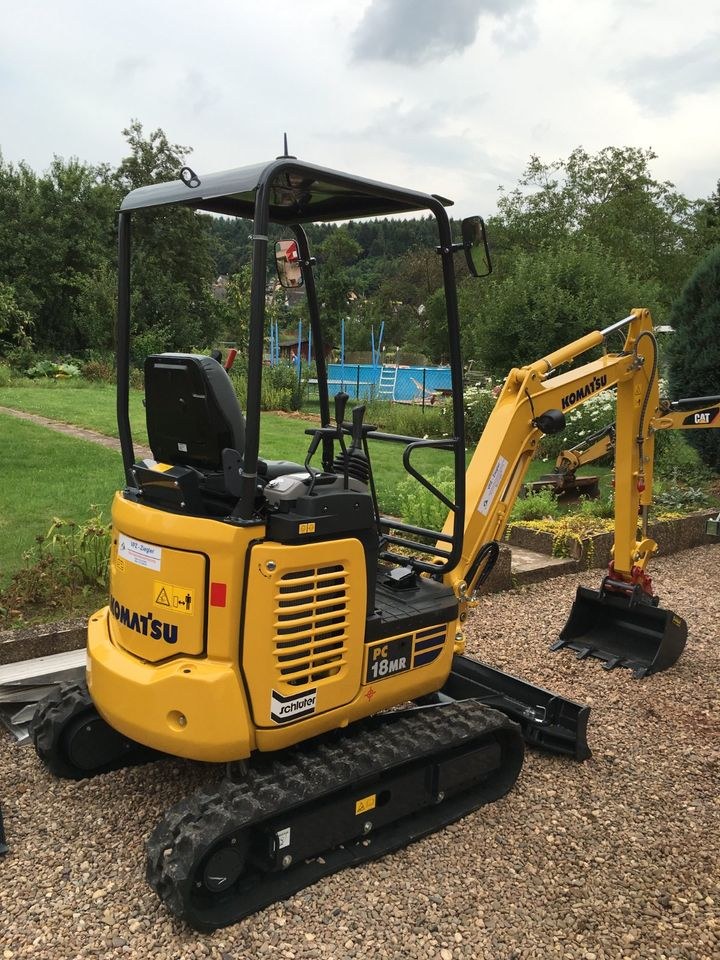 Minibagger Bagger Komatsu PC18 MR 3 mieten bei Baumaschinen-Ziegler – 2